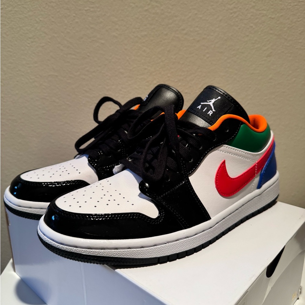 Air jordan 1 Low Multi-Color Black Toe
